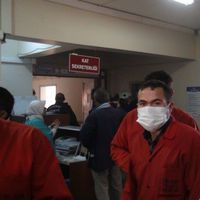 Hastanede yangın paniği