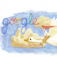 Google doodle Selma Lagerlöf'ün Uçan Kaz'ı