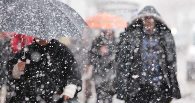 Okullara kar tatili!