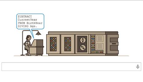 Google Grace Hopper’ı doodle’ladı
