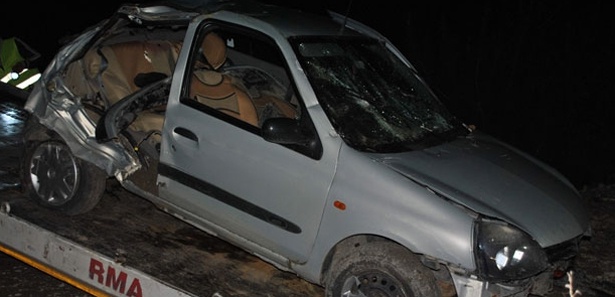 Amasya'da feci kaza: 3 ölü, 1 yaralı!