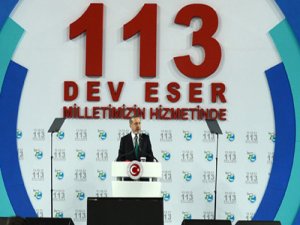 Başbakan Erdoğan 113 tesis açtı