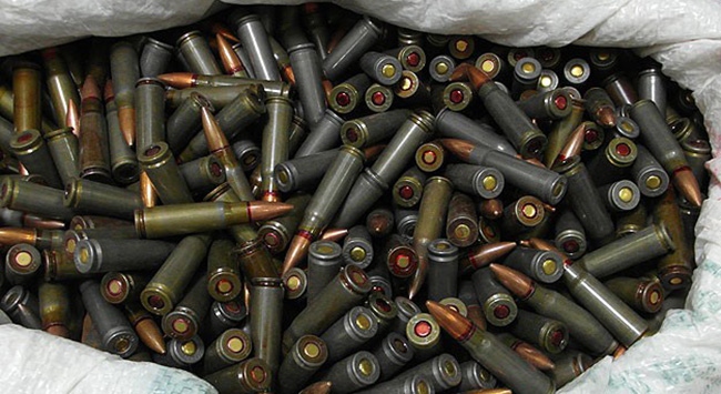 Mardin'de mühimmat ele geçirildi