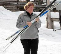 Merkel de kayak yaparken kaza geçirdi