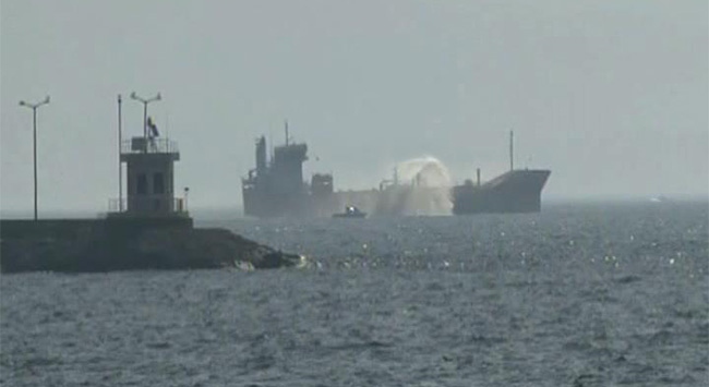 Pendik açıklarında tankerde patlama