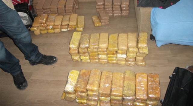 Soğuk hava deposunda uyuşturucu