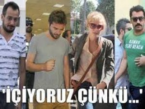 Ünlüler hep birlikte içmiş!