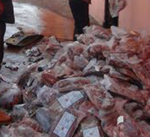 Hastalıklı etleri çalıp sattılar!