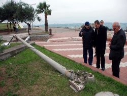 İskenderun Körfezi'nde Fırtına Ve Sis Hayatı Olumsuz Etkiliyor