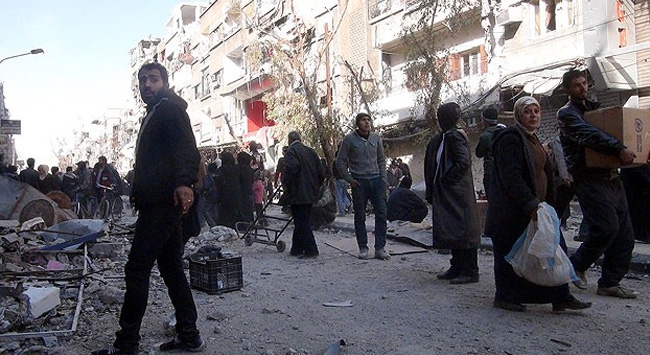 BM yardım malzemesi dağıtıldığını bildirdi