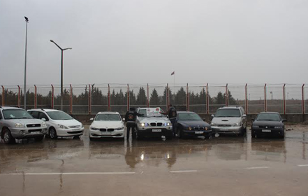 Öncüpınar'da lüks otomobil operasyonu