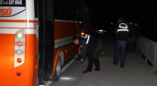 Halk otobüsüne silahlı saldırı