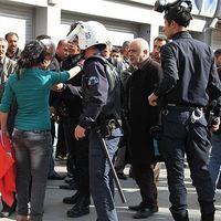 Van'da miting sonrası gerginlik