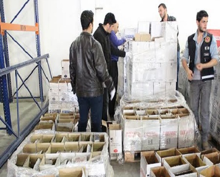 İzmir'de kaçak içki operasyonu