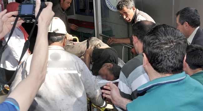 Soma'da madende yangın