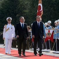 Erdoğan Çankaya Köşkü'nde..