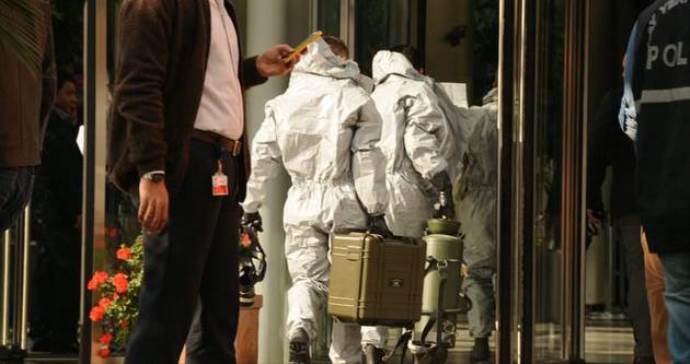 Ankara Adliyesi'nde 'Sarı Toz' alarmı!