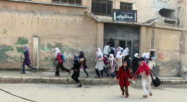 Okula havan topu saldırısı