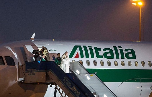 Papa Francis Türkiye'den ayrıldı