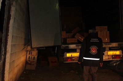 Gaziantep'te Kaçak Sigaraya Suçüstü