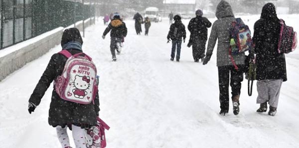 Ardahan'da okullara kar tatili