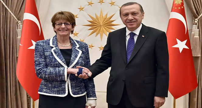 Erdoğan, Brasseur'ü kabul etti