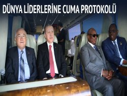 Çanakkale'de liderlere Cuma protokolü