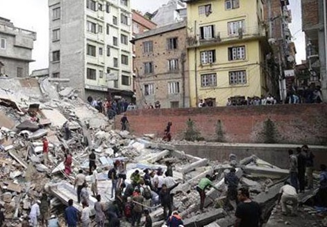 Nepal'de 7,9 şiddetinde deprem