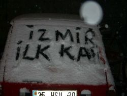 İzmir'e Yılın İlk Karı Yağdı!