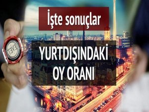 Yurtdışı oylarında son durum