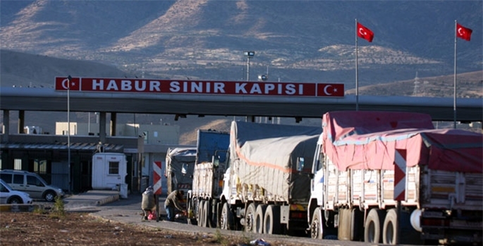 Habur'da 5 tutuklama