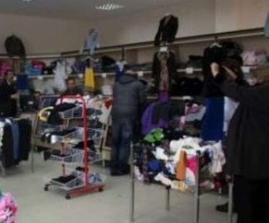 Ergazi'de tasfiyelik eşya satışı