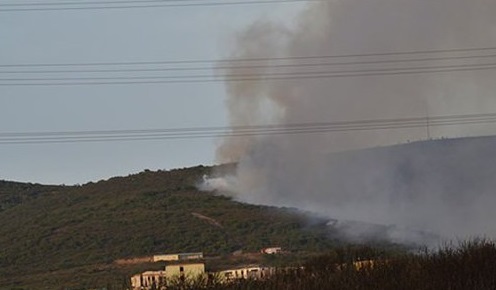İstanbul'da askeri bölgede yangın