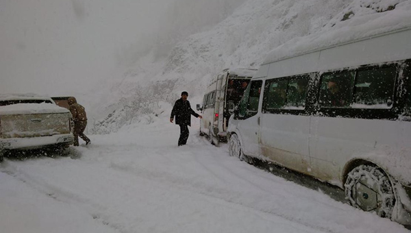 Ordu'da eğitime kar engeli