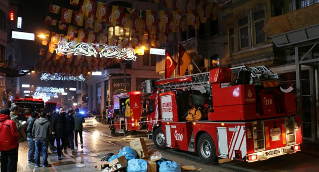 Galatasaray Store mağazasında yangın