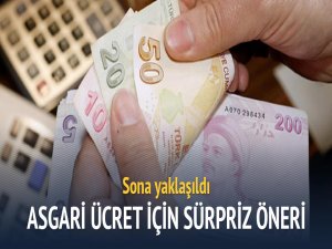Asgari ücret için sürpriz öneri