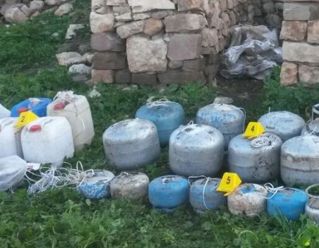 Diyarbakır'da 1 ton 220 kilo patlayıcı