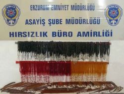 Erzurum'da Tespih Hırsızlığı Yapan 1 Kişi Tutuklandı