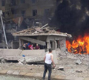 Midyat'ta Emniyet Müdürlüğü'ne saldırı