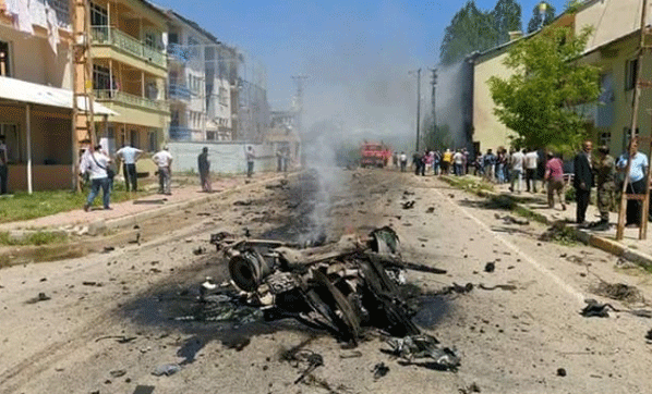 Tunceli'de patlama!