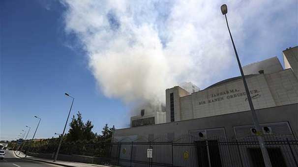 Jandarma Genel Komutanlığı'nda yangın