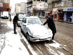 Iğdır'a Yılın İlk Karı Yağdı