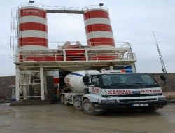 Kozan'da Hazır Beton Tesisi Kuruldu