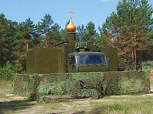 Kızıl Ordu'ya 'mobil kilise' desteği!.