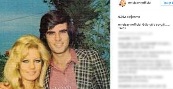 Emel Sayın eski aşkı Tarık Akan'a böyle veda etti