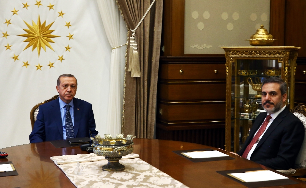 Beştepe'de Erdoğan-Fidan görüşmesi