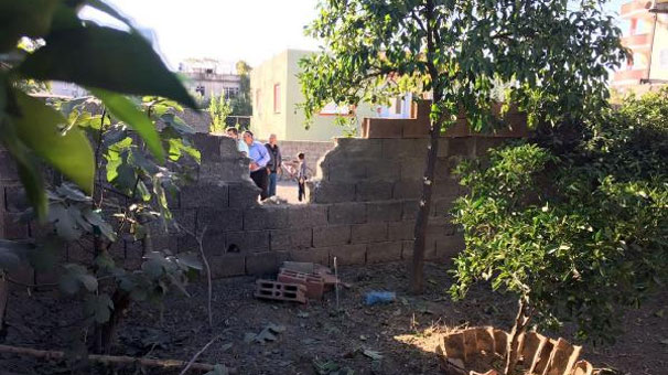 Osmaniye'ye havan mermisi atıldı