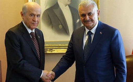 Yıldırım ile Bahçeli yeni anayasa için bir araya gelecek