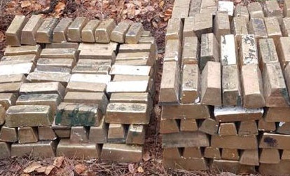 20 ton altın 'alçı' çıktı!