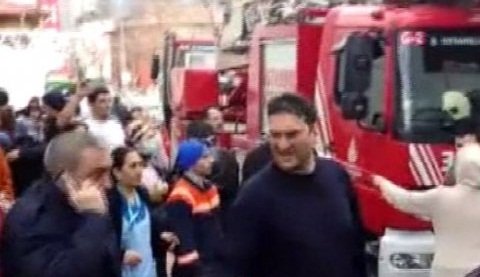 Şişli Etfal Hastanesi'nde yangın